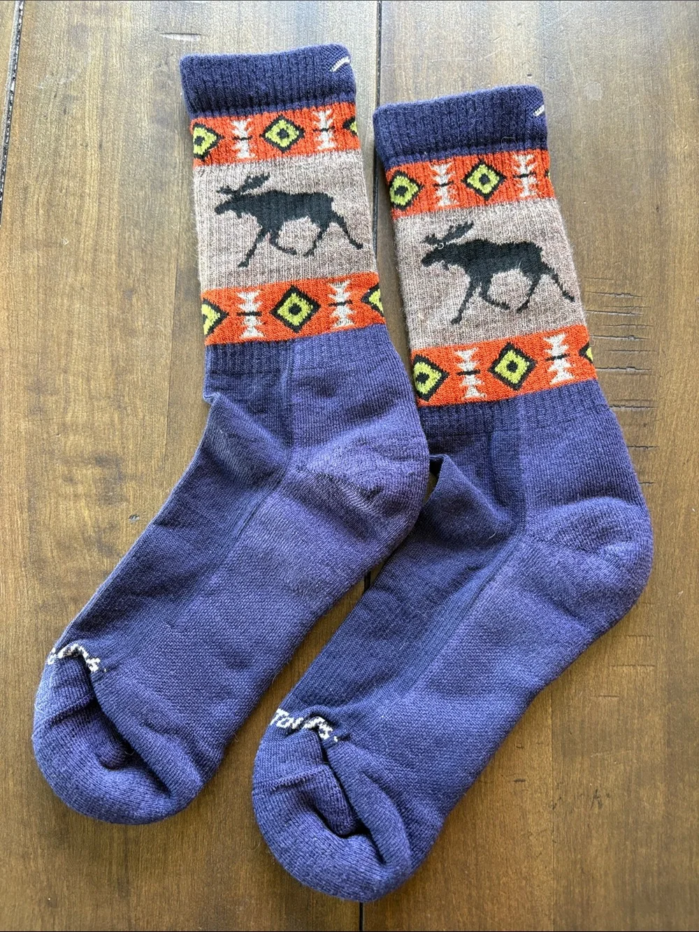 Darn Tough Vermont Merino Wool Micro Crew Socks Cushion medium moose - Picture 1 of 5